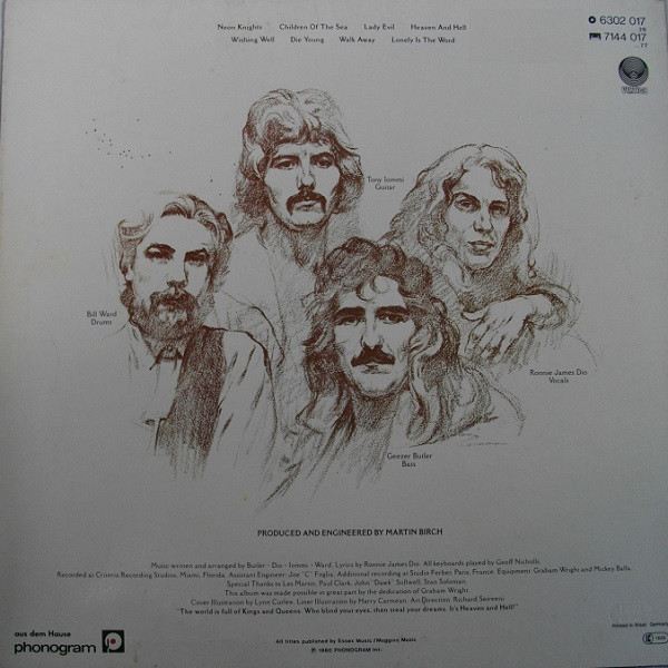 Black Sabbath - Heaven And Hell | Vertigo (6302 017) - 2 Black Sabbath - Heaven And Hell | Vertigo (6302 017) - 2