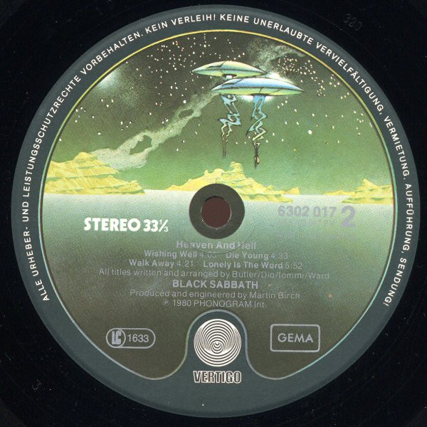 Black Sabbath - Heaven And Hell | Vertigo (6302 017) - 4 Black Sabbath - Heaven And Hell | Vertigo (6302 017) - 4