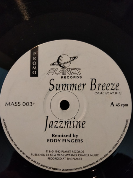 Jazzmine - Summer Breeze | Planet Records (MASS 003T)