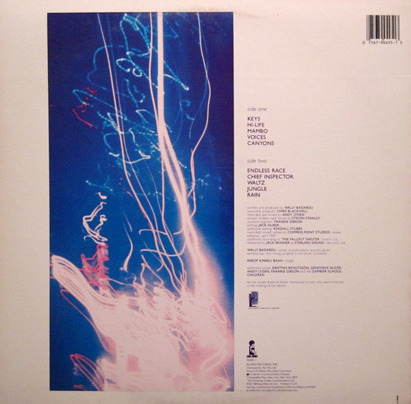 Wally Badarou - Echoes | Island Records (90495-1) - 2 Wally Badarou - Echoes | Island Records (90495-1) - 2