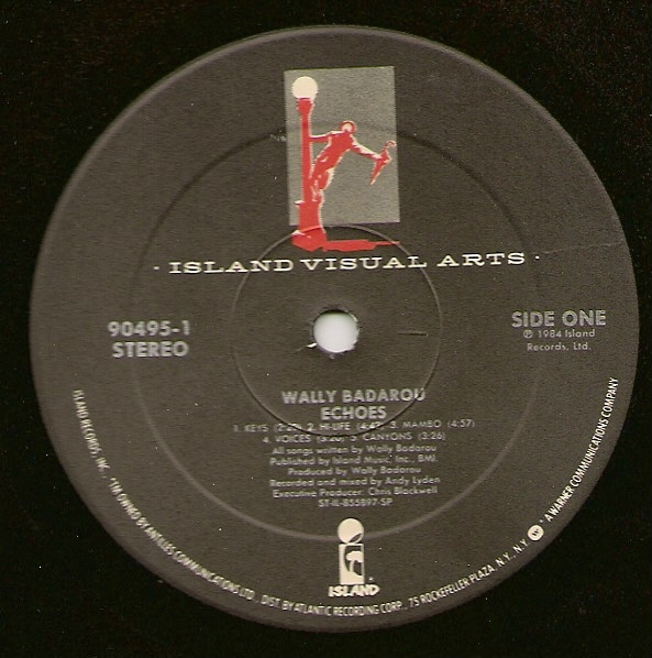 Wally Badarou - Echoes | Island Records (90495-1) - 3 Wally Badarou - Echoes | Island Records (90495-1) - 3