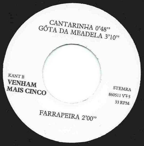 Venham Mais Cinco - Mae Preta | Het Muziek Totaal (860511 V 5) - 4 Venham Mais Cinco - Mae Preta | Het Muziek Totaal (860511 V 5) - 4