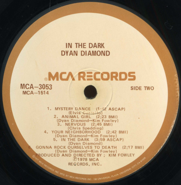 Dyan Diamond - In The Dark | MCA Records (MCA-3053) - 4 Dyan Diamond - In The Dark | MCA Records (MCA-3053) - 4