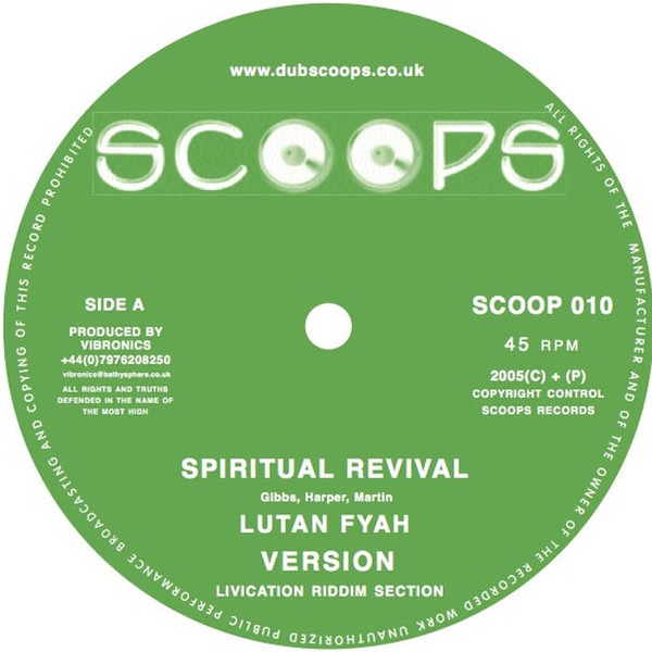 Lutan Fyah / Jah Marnyah - Spiritual Revival / Fuss & Fight | Scoops (SCOOP 010)