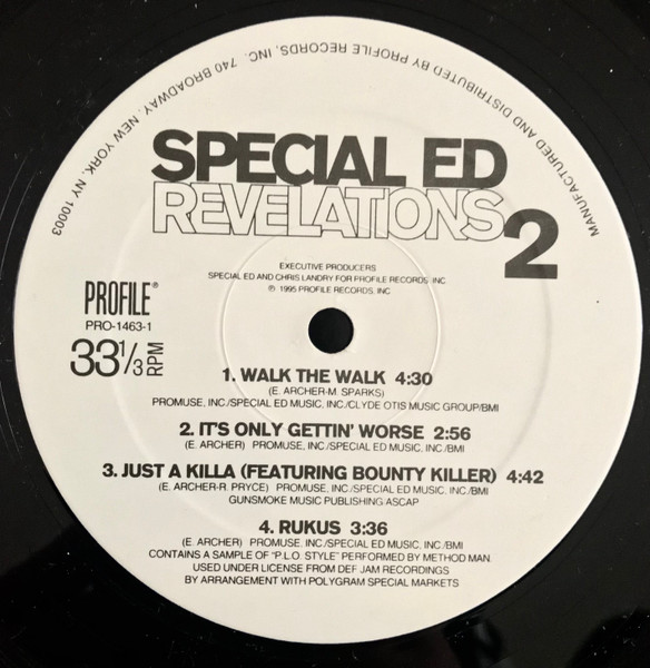 Special Ed - Revelations | Profile Records (PRO-1463-1) - 3