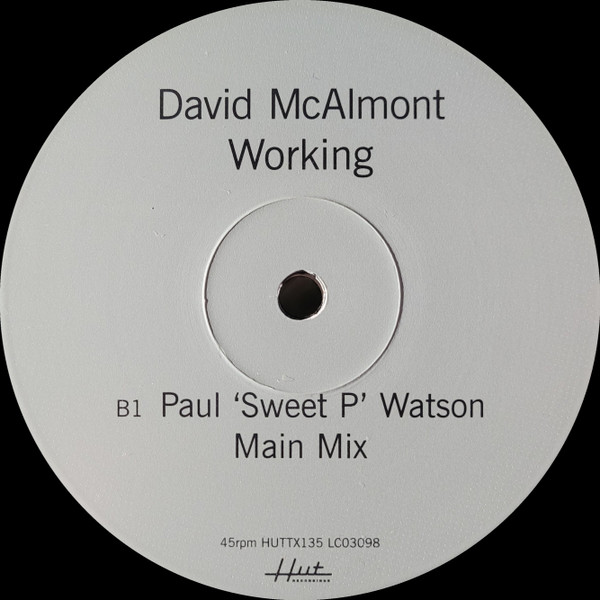 David McAlmont - Working | Hut Recordings (HUTTX135) - 3 David McAlmont - Working | Hut Recordings (HUTTX135) - 3