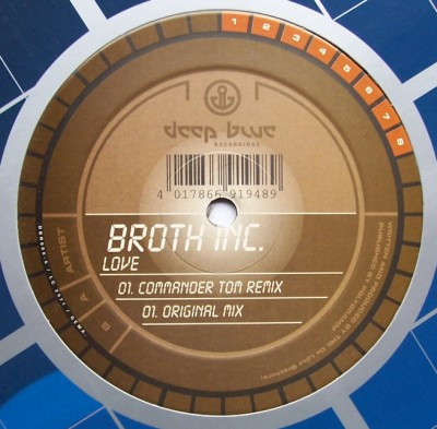Broth Inc. - Love | Deep Blue Recordings (DBR008-6) - main