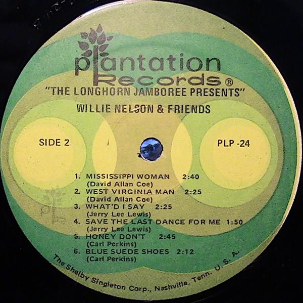 Willie Nelson - The Longhorn Jamboree Presents Willie Nelson & His Friends | Plantation Records (PLP-24) - 4