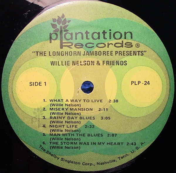 Willie Nelson - The Longhorn Jamboree Presents Willie Nelson & His Friends | Plantation Records (PLP-24) - 3
