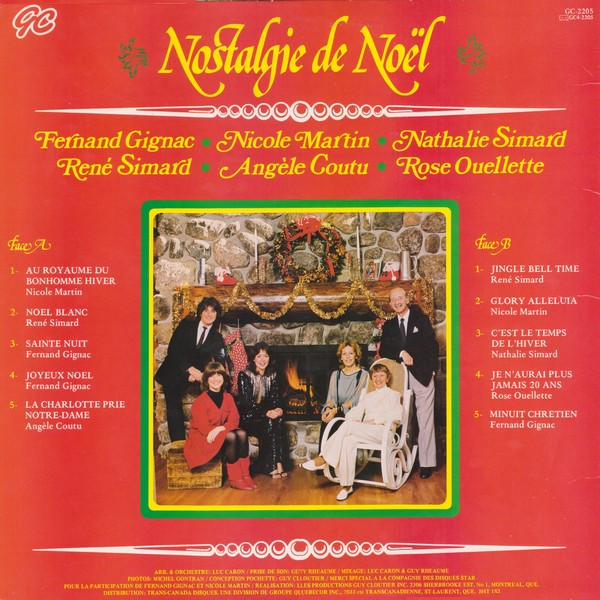 Various - Nostalgie De Noël | GC (GC-2205) - 2