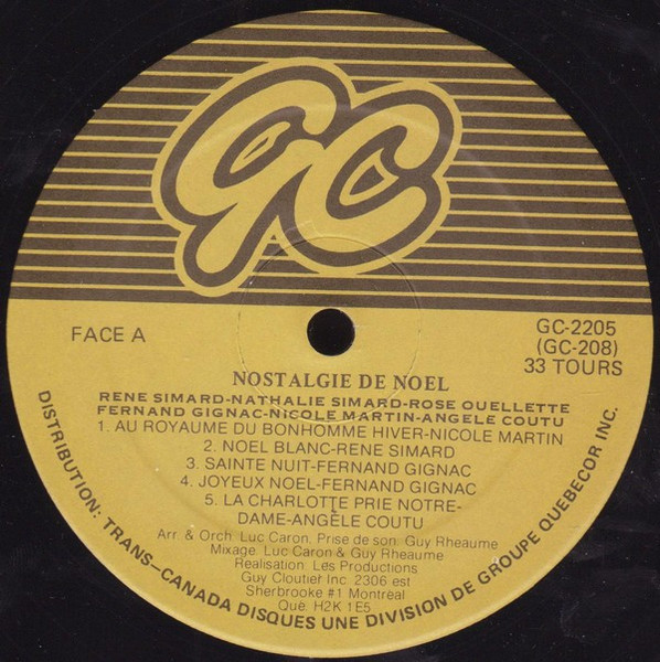 Various - Nostalgie De Noël | GC (GC-2205) - 3