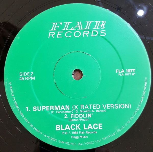Black Lace - Agadoo | Flair Records (FLA 107 T) - 4