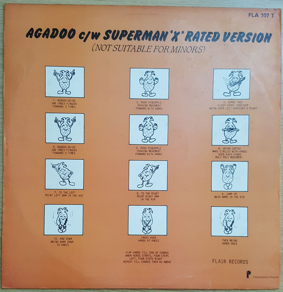 Black Lace - Agadoo | Flair Records (FLA 107 T) - 2