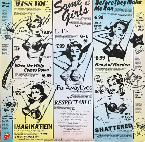 The Rolling Stones - Some Girls | Rolling Stones Records (COC 39108) - 2 The Rolling Stones - Some Girls | Rolling Stones Records (COC 39108) - 2