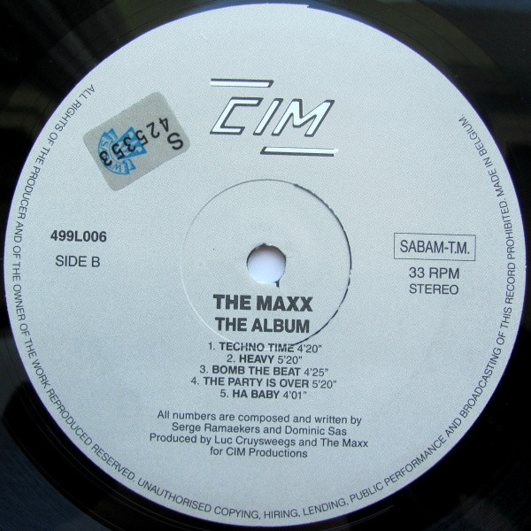 The Maxx - The Album | CIM (499L006) - 4