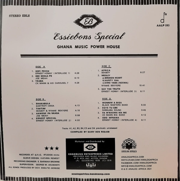 Various - Essiebons Special 1973 - 1984 | Analog Africa (AALP 093) - 2 Various - Essiebons Special 1973 - 1984 | Analog Africa (AALP 093) - 2