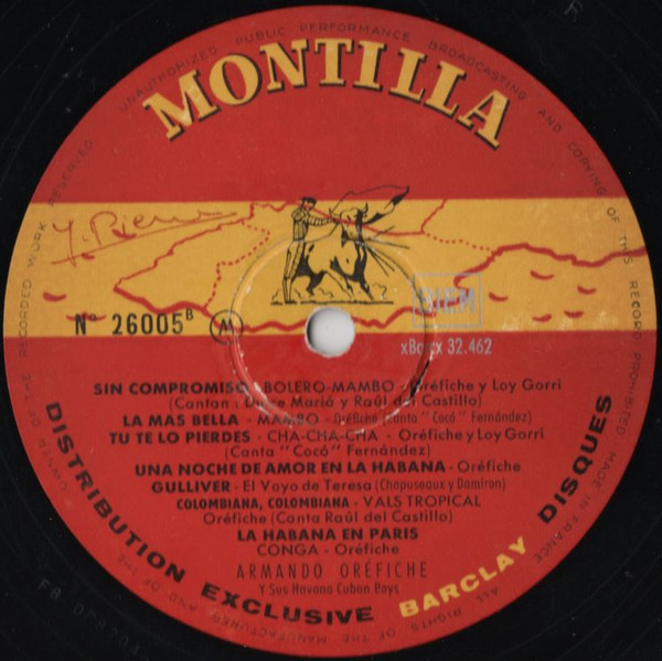 Armando Orefiche And His Havana Cuban Boys - Armando Orefiche And His Havana Cuban Boys | Montilla (FM-58) - 4