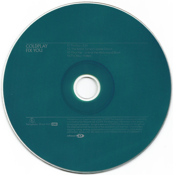 Coldplay - Fix You | Parlophone (00946 332396 2 3) - 3