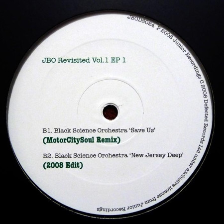 Black Science Orchestra - JBO Revisited Vol.1 EP1 | Junior Boy's Own (JBODS024) - main