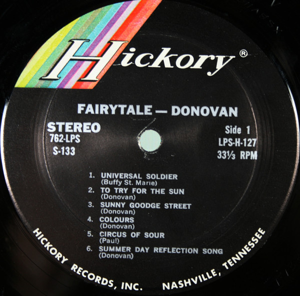 Donovan - Fairytale | Hickory Records (LP 127) - 3