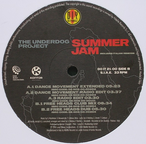 The Underdog Project - Summer Jam | Do It Yourself Entertainment (DOIT 21-00) - 3 The Underdog Project - Summer Jam | Do It Yourself Entertainment (DOIT 21-00) - 3