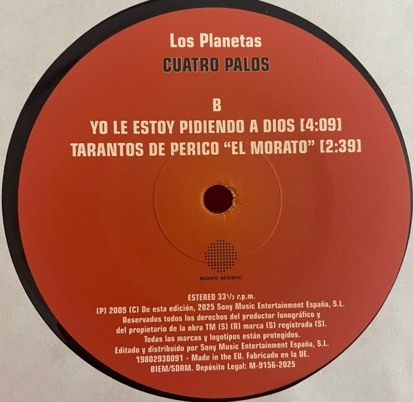 Los Planetas - Cuatro Palos | Sony Music (19802930091) - 4 Los Planetas - Cuatro Palos | Sony Music (19802930091) - 4