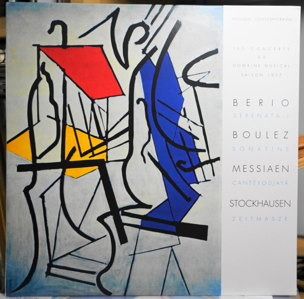 Luciano Berio - Pierre Boulez - Olivier Messiaen - Karlheinz Stockhausen - Serenata I / Sonatine / Cantéyodjayâ / Zeitmasze | Fantôme Phonographique (OME1024) - main