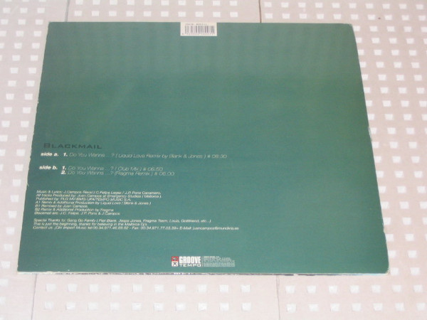 Blackmail - Do You Wanna ...? | Groove Tempo (GT8007MX) - 2