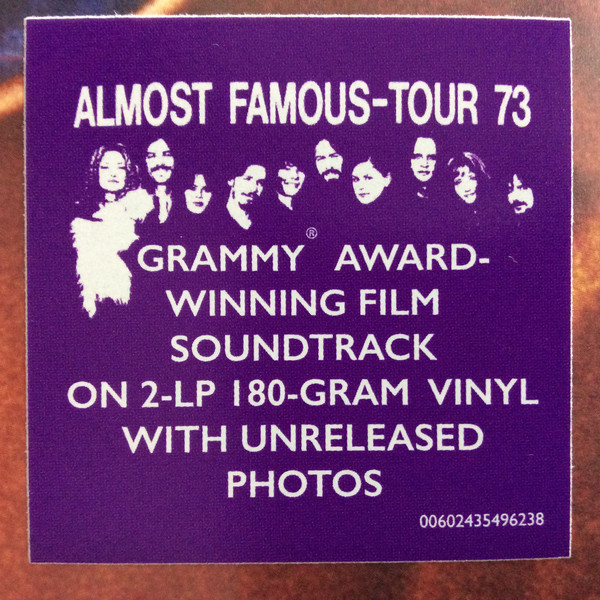Various - Almost Famous (Music From The Motion Picture) | Geffen Records (00602435496238) - 2
