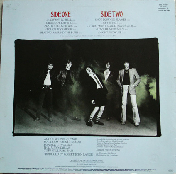 AC/DC - Highway To Hell | Atlantic (ATL 50 628) - 2 AC/DC - Highway To Hell | Atlantic (ATL 50 628) - 2