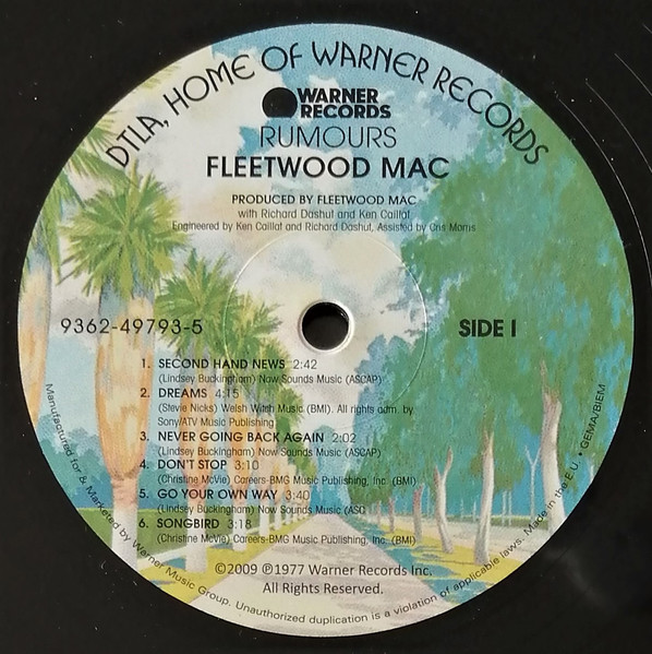 Fleetwood Mac - Rumours | Warner Records (9362-49793-5) - 3