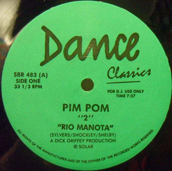 Rio Manota - Pim Pom "2" | Dance Classics (SBR 483)