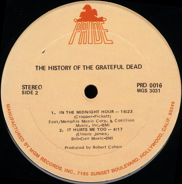 The Grateful Dead - The History Of The Grateful Dead | Pride (PRD-0016) - 4 The Grateful Dead - The History Of The Grateful Dead | Pride (PRD-0016) - 4
