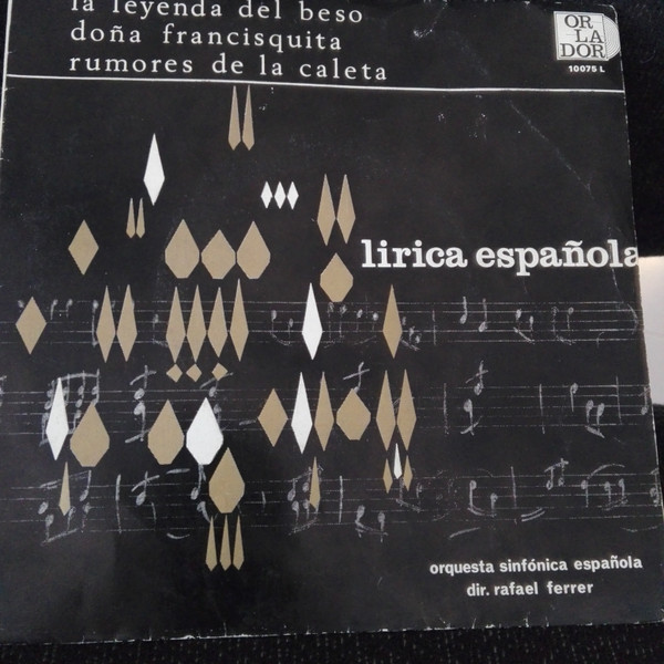 Orquesta Sinfónica Española , Dir Rafael Ferrer - Lirica Española | Orlador (10075 L) - main
