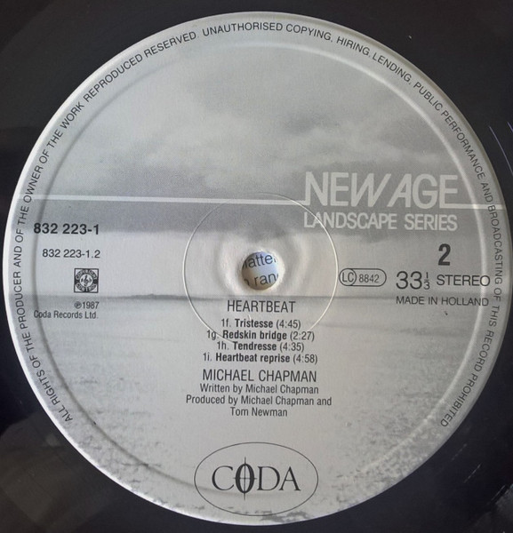 Michael Chapman - Heartbeat | Coda Records (832 223-1) - 4