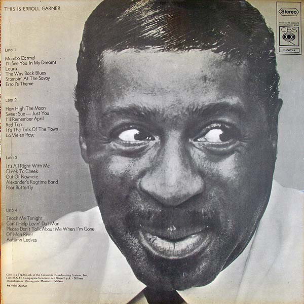 Erroll Garner - This Is Erroll Garner | CBS (S 66244) - 2