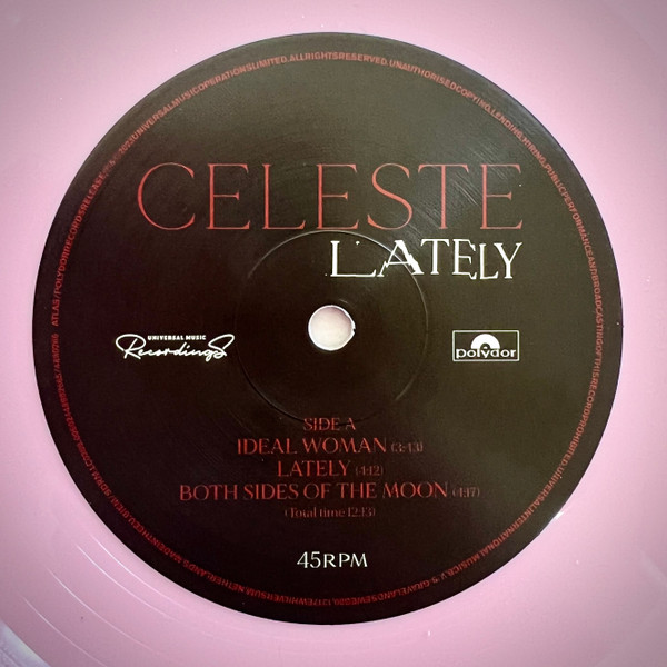 Celeste - Lately EP | Polydor (4890266) - 4 Celeste - Lately EP | Polydor (4890266) - 4