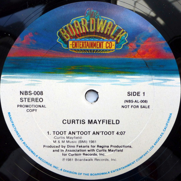 Curtis Mayfield - Toot An'Toot An'Toot | The Boardwalk Entertainment Co (NBS-008) - main Curtis Mayfield - Toot An'Toot An'Toot | The Boardwalk Entertainment Co (NBS-008) - main
