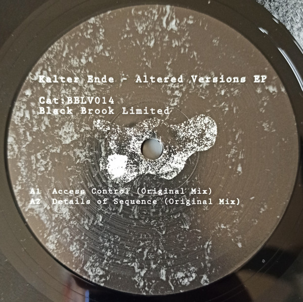 Kalter Ende - Altered Versions | Black Brook Limited (BBLV014)