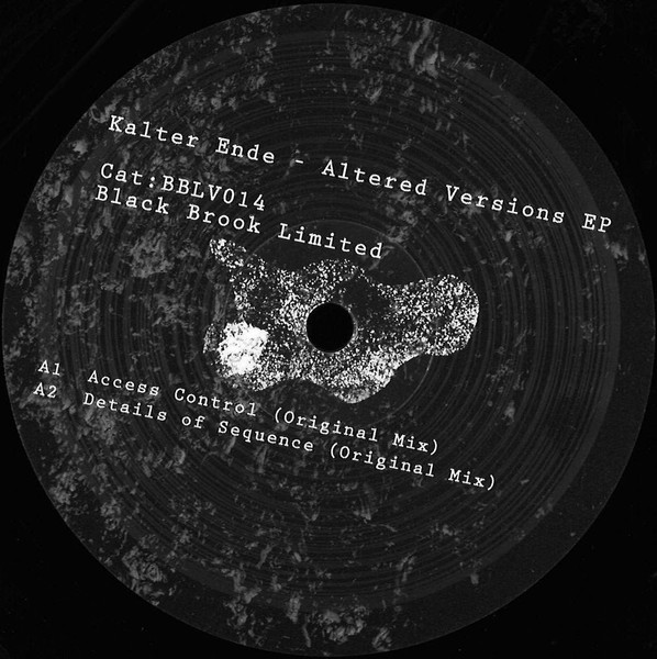 Kalter Ende - Altered Versions | Black Brook Limited (BBLV014) - 3