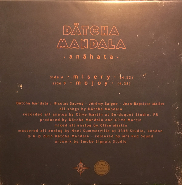 Datcha Mandala - anâhata | Mrs Red Sound (MRS002) - 2