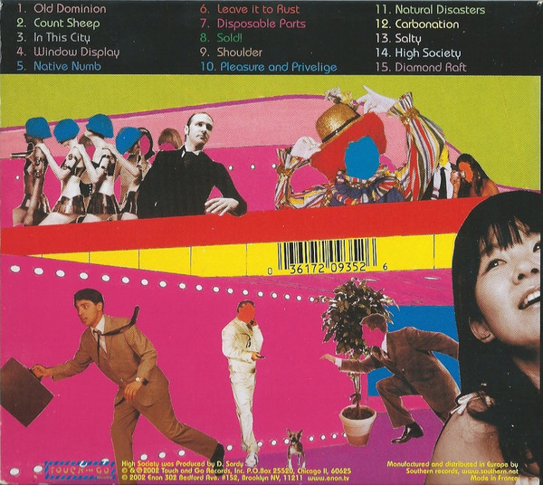 Enon - High Society | Touch And Go (tg235cd) - 2 Enon - High Society | Touch And Go (tg235cd) - 2