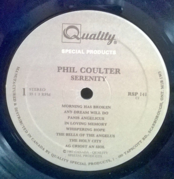 Phil Coulter - Serenity | Quality Special Products (RSP 141) - 3 Phil Coulter - Serenity | Quality Special Products (RSP 141) - 3