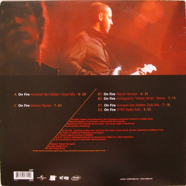 Modjo - On Fire | Sound Of Barclay (570 715-1) - 2