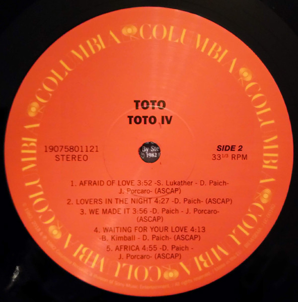 Toto - Toto IV | Columbia (19075801121) - 4