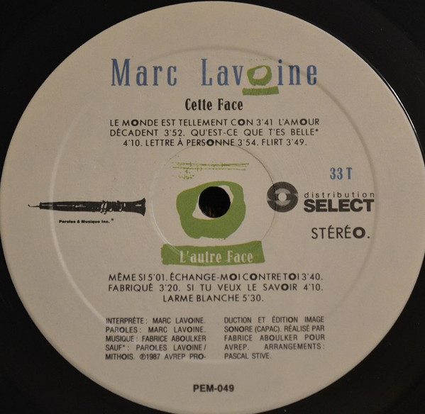 Marc Lavoine - Fabriqué | Paroles & Musique (PEM-049) - 3 Marc Lavoine - Fabriqué | Paroles & Musique (PEM-049) - 3