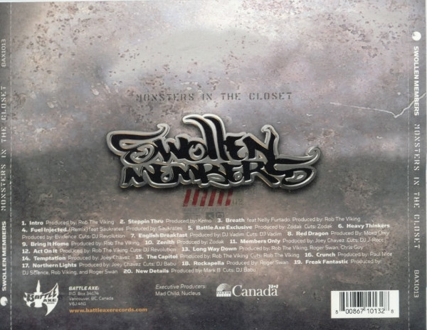 Swollen Members - Monsters In The Closet | Battle Axe Records (BAX1013) - 3