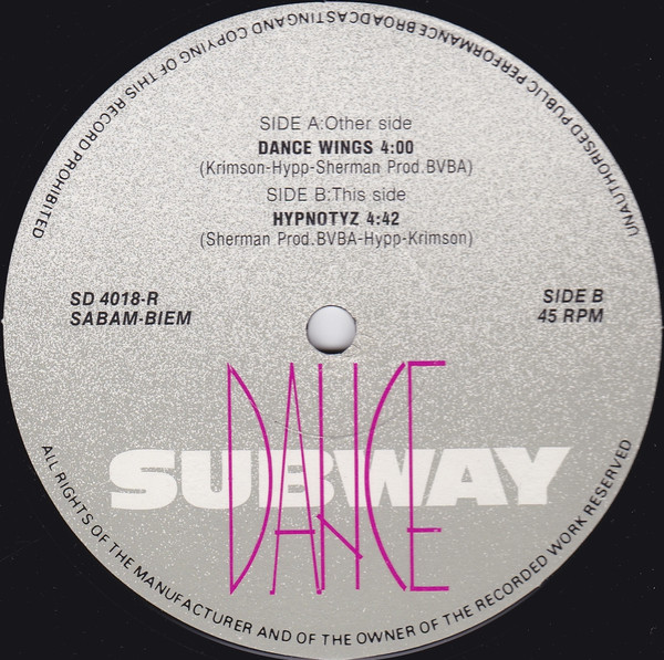 Hypp & Krimson - Dance Wings | Subway Dance (SD 4018-R) Hypp & Krimson - Dance Wings | Subway Dance (SD 4018-R)