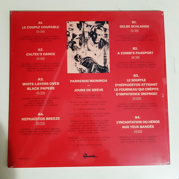 Emmanuelle Parrenin / Detlef Weinrich - Jours de Grève | Versatile Records (VERLP41) - 3