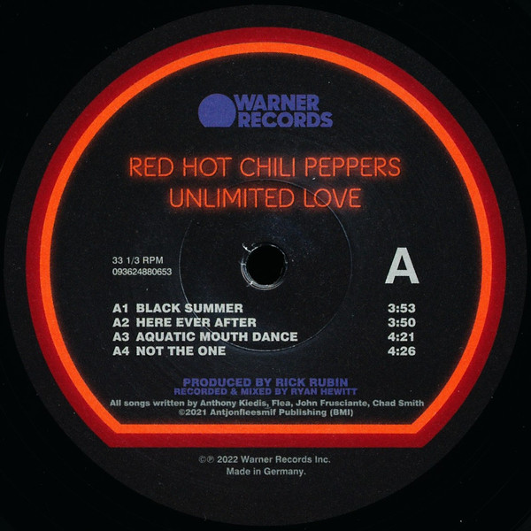Red Hot Chili Peppers - Unlimited Love | Warner Records (093624880653) - 3 Red Hot Chili Peppers - Unlimited Love | Warner Records (093624880653) - 3
